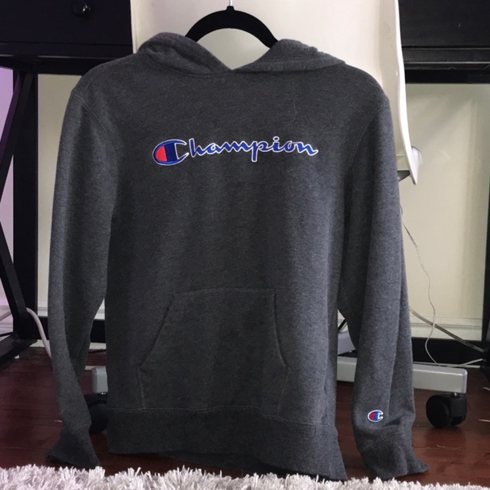Dark grey Champion hoodie